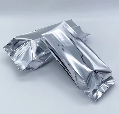 ورق الألومنيوم الفضي اللاميني الملمع الساخن الختم الخلفي الختم الجانبي غوسيت الغذاء تغليف الحقيبة كيس حبوب القهوة