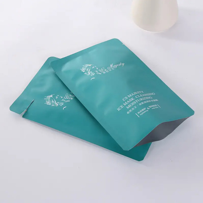 حقائب عينة مستحضرات التجميل صغيرة من ورق الألومنيوم ذات 3 جوانب مختومة كيس كيس مسطح للكريم للكريم العضوي للعناية بالبشرة