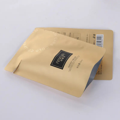 حقائب عينة مستحضرات التجميل صغيرة من ورق الألومنيوم ذات 3 جوانب مختومة كيس كيس مسطح للكريم للكريم العضوي للعناية بالبشرة