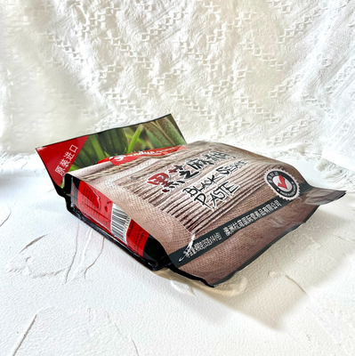 OEM حجم مخصص BOPP الجانب غسيت كيس ورق الألومنيوم مطبعة ملونة طباعة السمسم أكياس التعبئة والتغليف الغذائية حرارة مادة PE