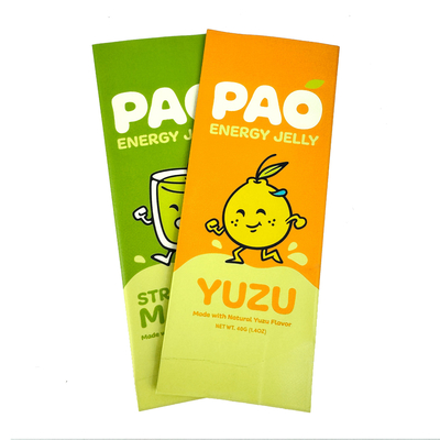 الجودة العالية 40g 50g طباعة مخصصة مضادة للرائحة كيس الختم الخلفي الألومنيوم ورق الشاي ماتشا مسحوق كيس