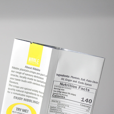 الطباعة الرقمية المخصصة المطبوعة كيس الألومنيوم من ورق البلاستيك القهوة وجبة خفيفة ثلاثي الجانب مغلقة كيس مسطح كيس الخلف مغلقة كيس