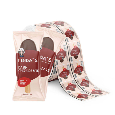 أفلام لفائف بلاستيكية مخصصة لطباعة أغلفة الطعام، تغليف الآيس كريم، رقائق الألومنيوم المصفحة