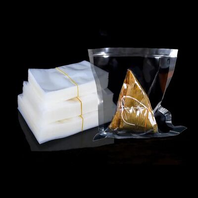 مبيعات المصنع المباشرة لأكياس تغليف الطعام المصنوعة من النايلون والمغلقة من ثلاثة جوانب، وأكياس الطعام الشفافة عالية الشفافية، وأكياس البلاستيك PE، 100 قطعة