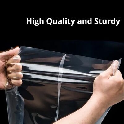 مبيعات المصنع المباشرة لأكياس تغليف الطعام المصنوعة من النايلون والمغلقة من ثلاثة جوانب، وأكياس الطعام الشفافة عالية الشفافية، وأكياس البلاستيك PE، 100 قطعة