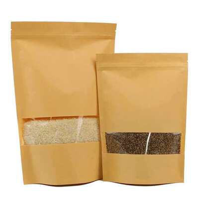 أكياس التعبئة المقاومة المطاطية المقاومة مع الزيبلوك والفوهة المصممة لتعبئة الوجبات الخفيفة الحلويات القهوة الشاي الغذاء الجاف والمنتجات المسحوقة