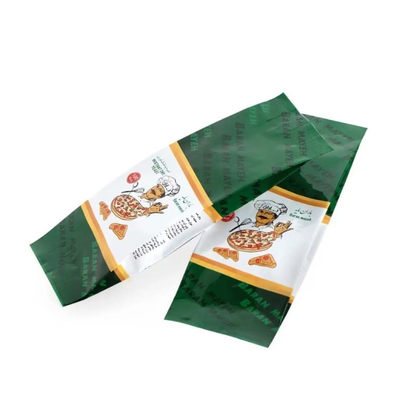 طابعة مخصصة الجانب متطاطى غوسيت ورق الألومنيوم كيس مايلر الخميرة الغذاء التعبئة والتغليف أكياس بلاستيكية