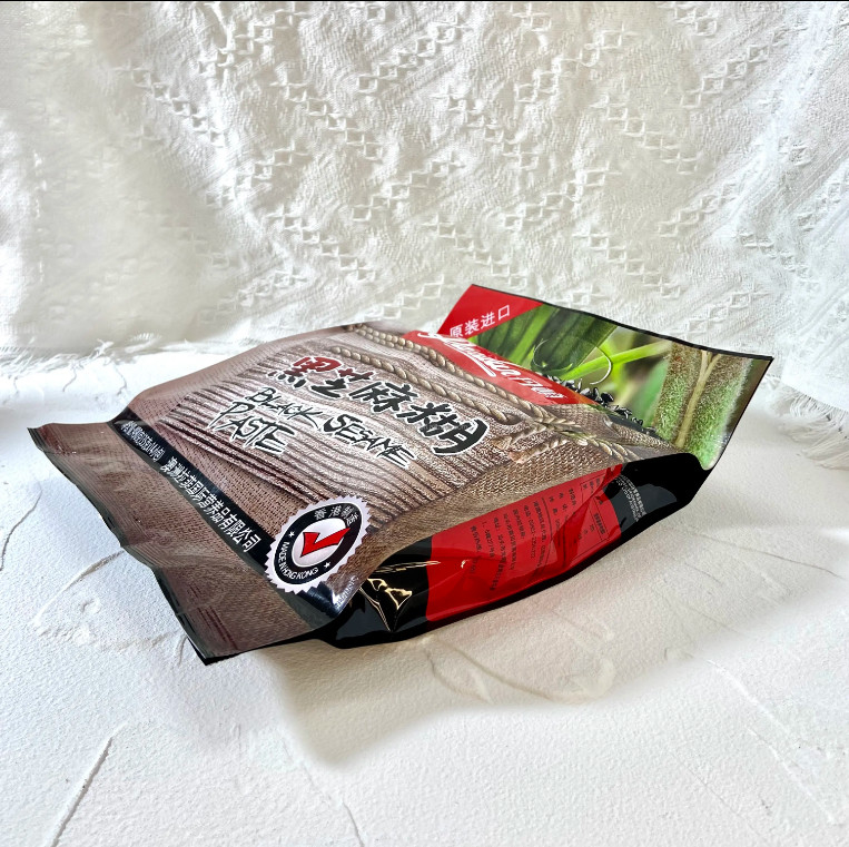 OEM حجم مخصص BOPP الجانب غسيت كيس ورق الألومنيوم مطبعة ملونة طباعة السمسم أكياس التعبئة والتغليف الغذائية حرارة مادة PE